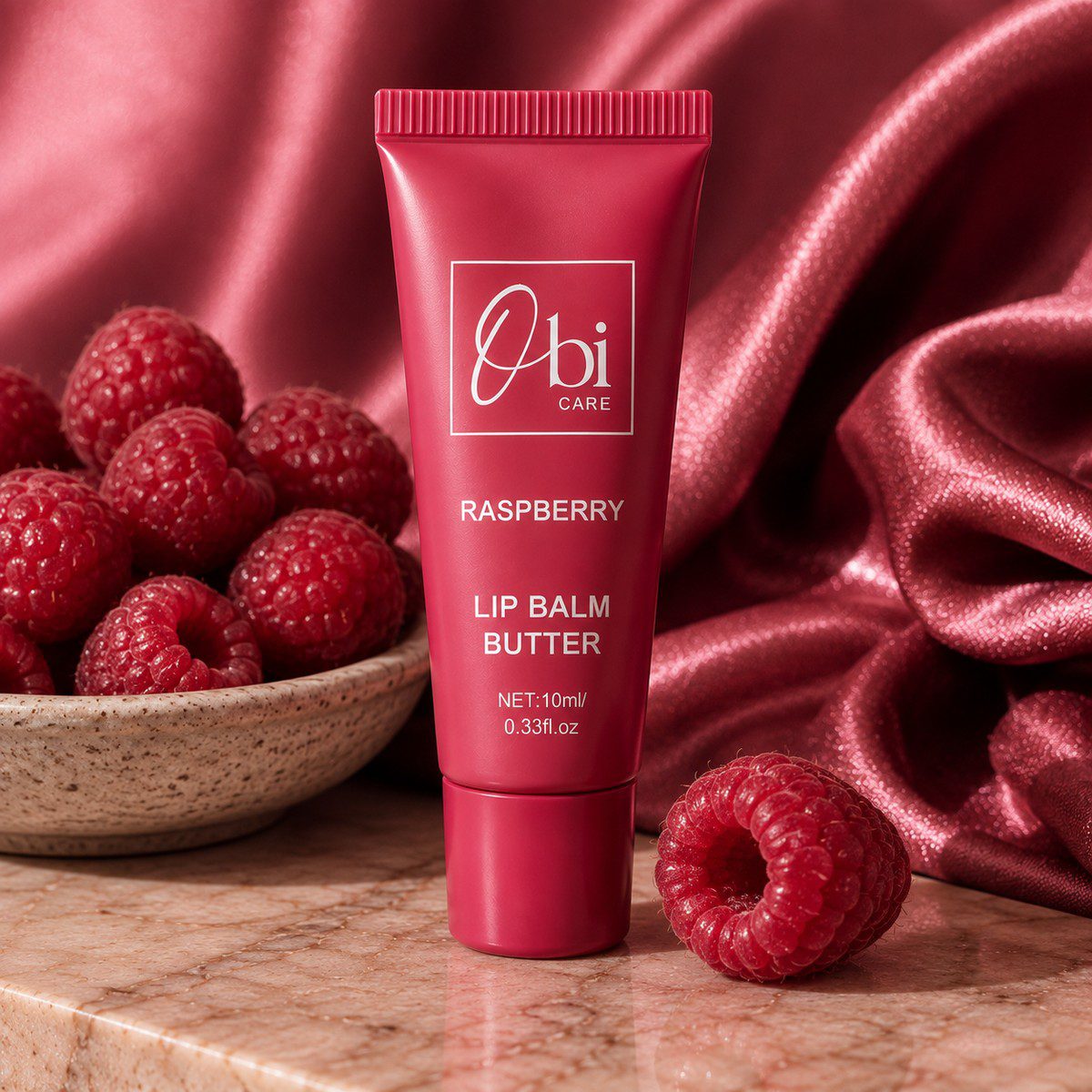 Obi Care Lip Balm Butter – Raspberry